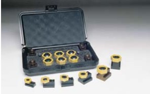 T溝用六面偏心夾持件